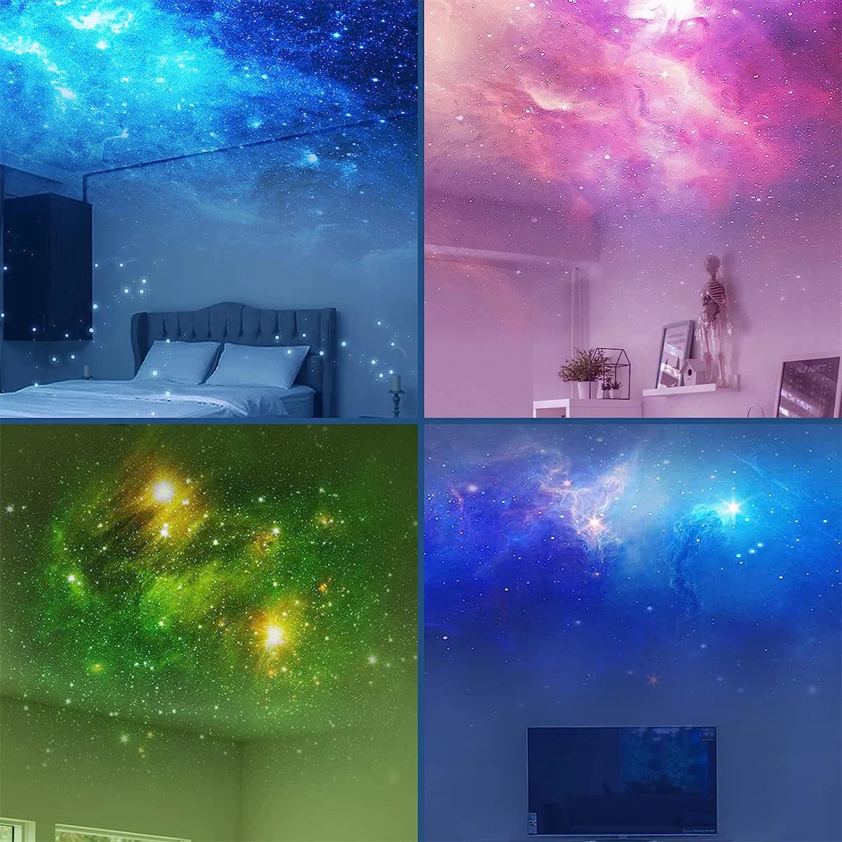 Star Projector Galaxy Night Light - Astronaut Nebula Ceiling Led Light Projector for Kids with Timer and Remote Starry Lamp for Bedroom Gaming Room Home Theater Decor Gift for Children Adults